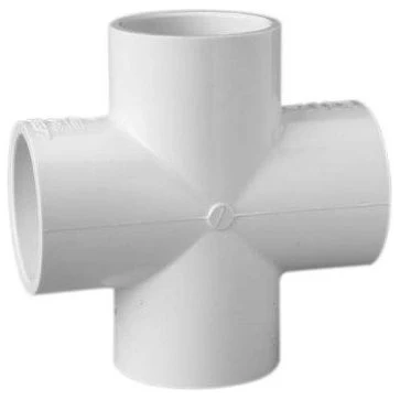 3/4 Inch PVC 4-Way Cross