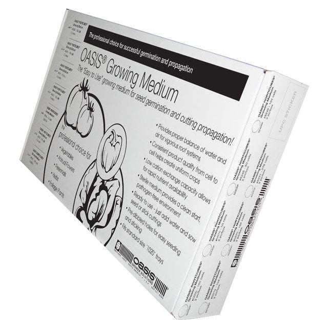 Oasis Hobby Hydro Rootcubes, 1.25", Case of 20 104-Cell Sheets
