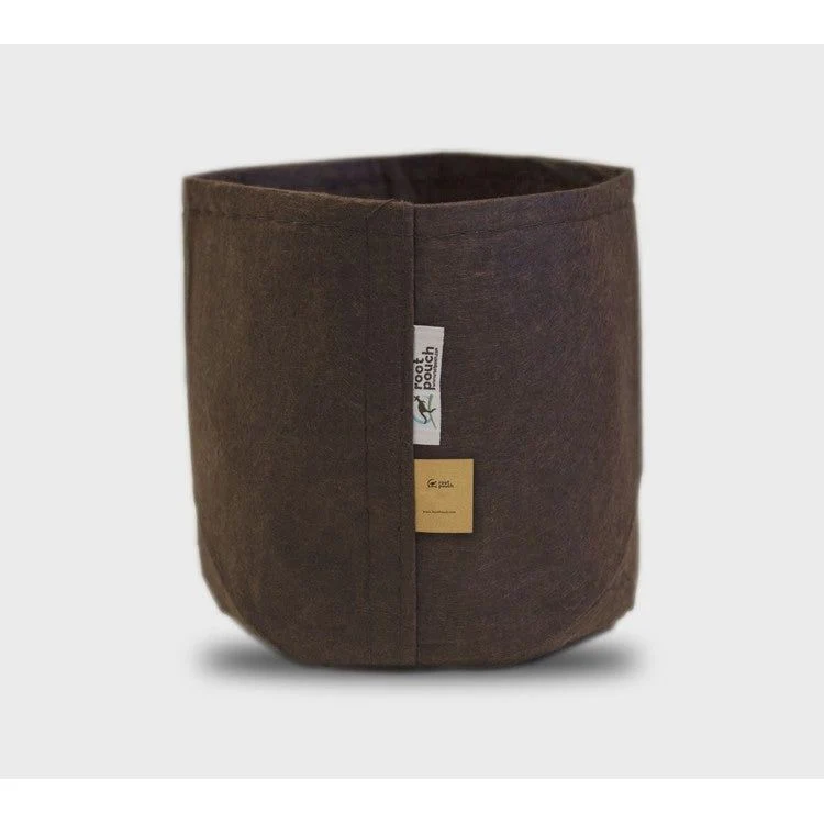 Root Pouch 3 Gallon Brown HEAVYWEIGHT 250 g/m2- No Handles (Pack Of 25)